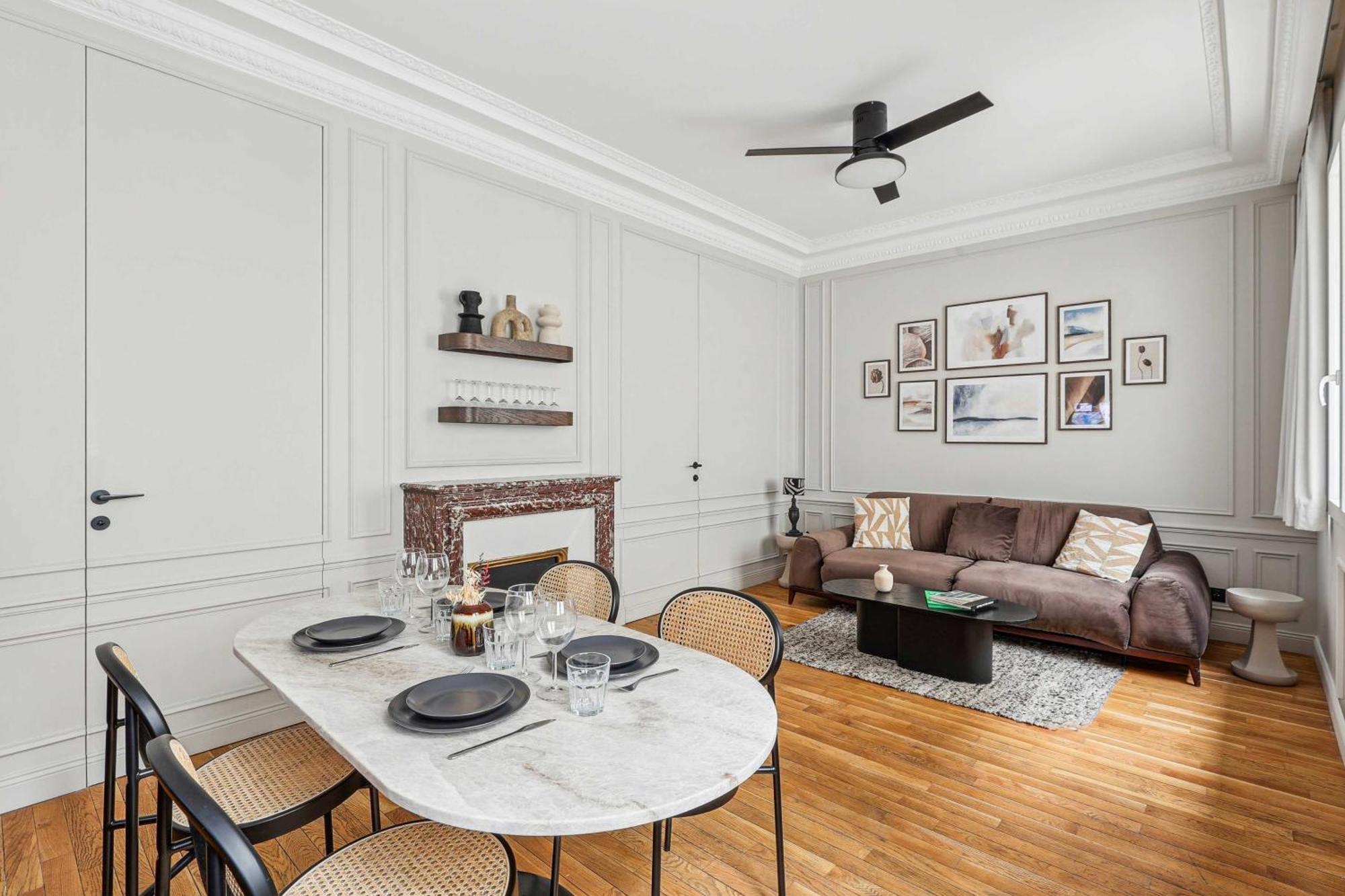 פריז Interior Design - Apartment 6P-2Br - Tour Eiffel מראה חיצוני תמונה